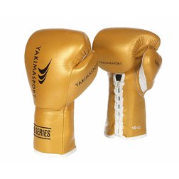 Boxerské rukavice Yakima Tiger Gold L 10039614OZ zlaté velikost 14