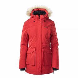 Dámský zimní kabát Hi-tec Lady Lasse červený