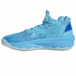 Dětské basketbalové boty Adidas Dame 8 modré