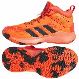 Dětské basketbalové boty Adidas Cross Em Up 5 K oranžové