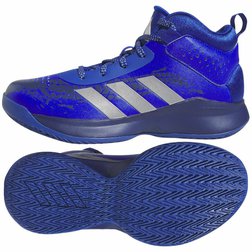Dětské basketbalové boty Adidas Cross Em Up 5 K modré