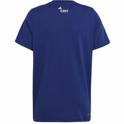 Dětské tenisové tričko Adidas Ten Cat Graphic Tee modré