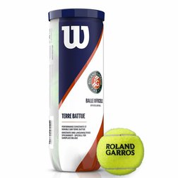 Tenisové míče Wilson Roland Garos Clay Court žluté 3 Ks